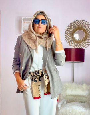 BALACLAVA PUNTO TAUPE BALACLAVA PUNTO TAUPE