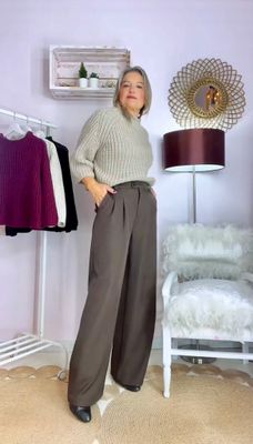 JERSEY PUNTO GRUESO CUELLO PERKINS TOPO