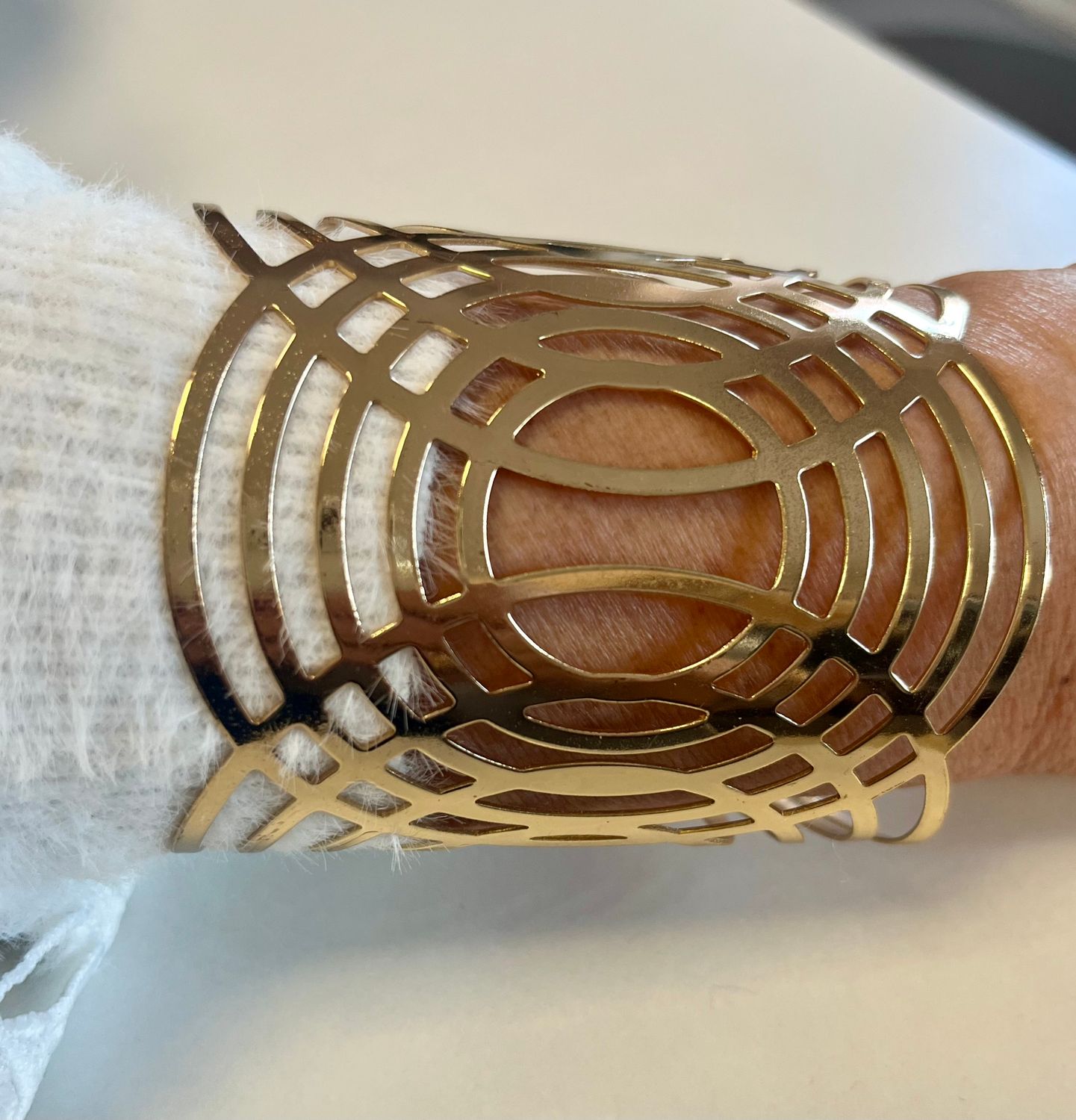 PULSERA BRAZALETE DORADA