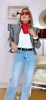 CAMISETA BANDANA ROJA