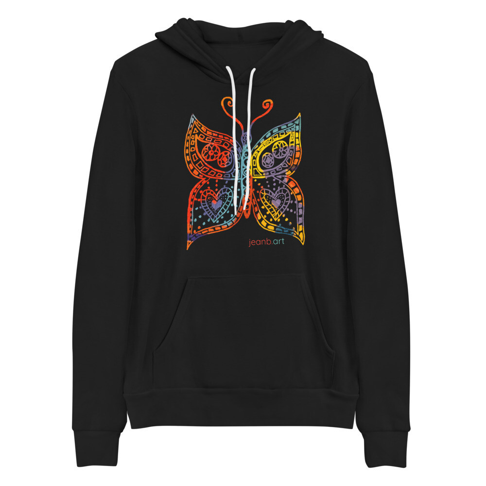 Butterfly Love &#39;Tattoo&#39; Unisex Hoodie