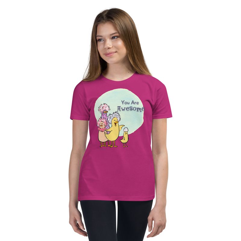 Francie Chick You are Awesome! Youth T-Shirt