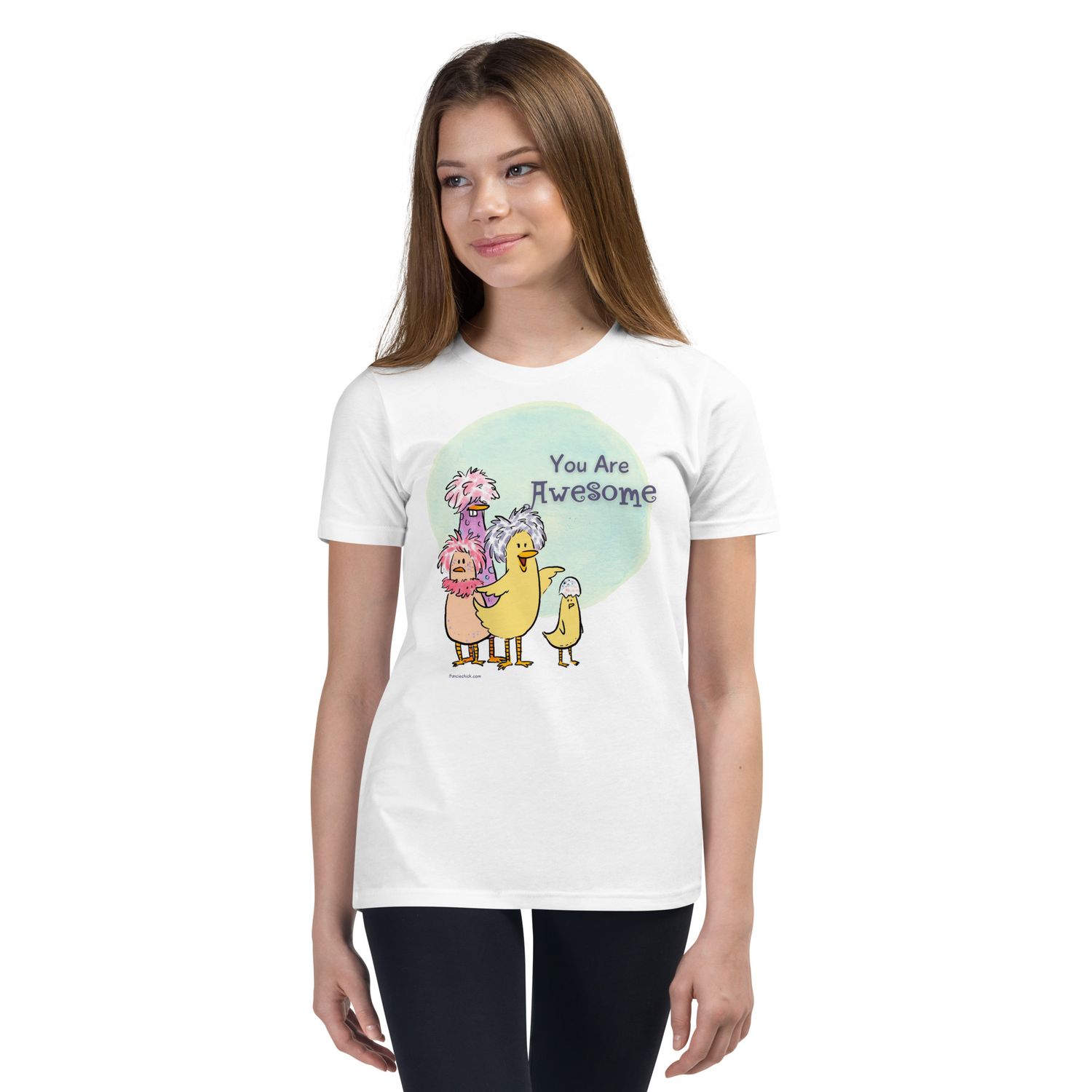 Francie Chick You are Awesome! Youth T-Shirt