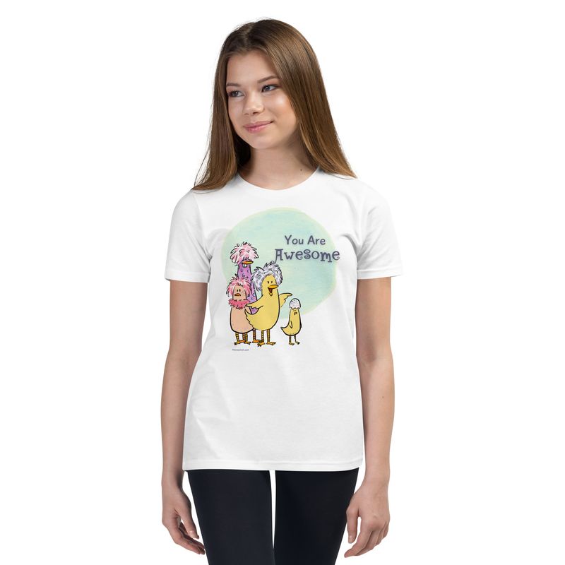 Francie Chick You are Awesome! Youth T-Shirt