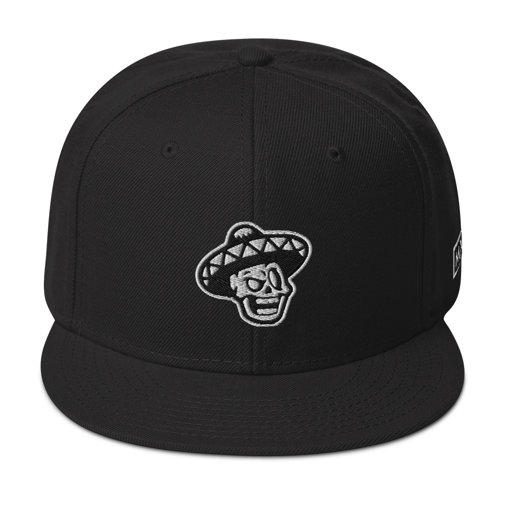 The Mexcellence Logo Snapback Hat (Black and White)