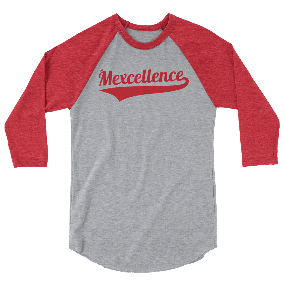The Mexcellence Baseball Unisex 3/4 Sleeve Raglan Shirt