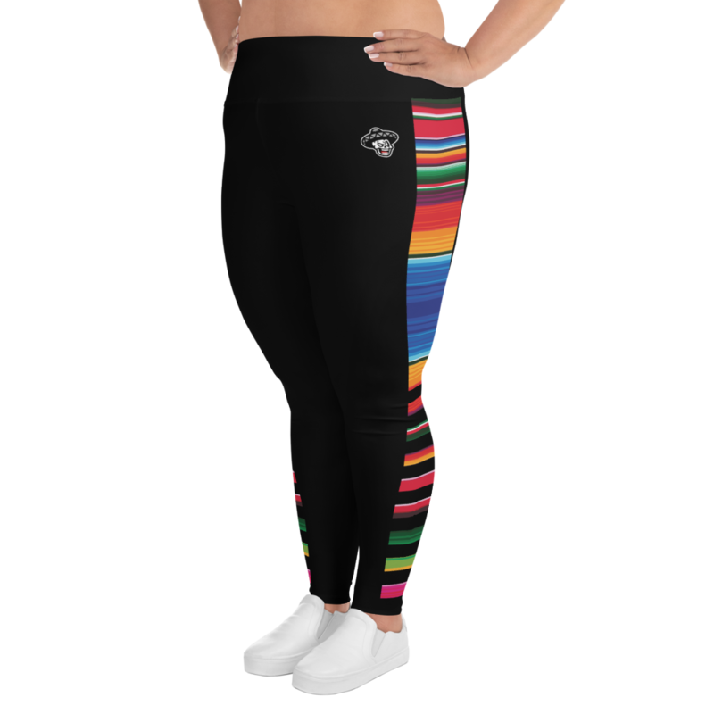Serape Stripe Plus Size Leggings