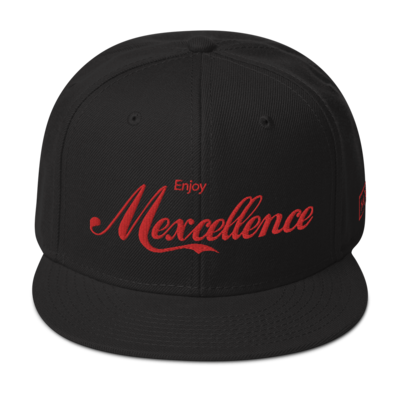 Enjoy Mexcellence Black / Red Snapback Hat