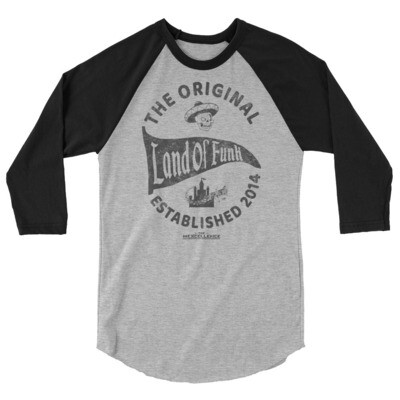 Land Of Funk 3/4 Sleeve Raglan Shirt