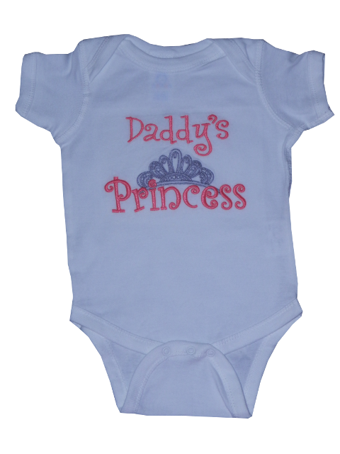 Daddy&#39;s Princess White Creeper Shirt