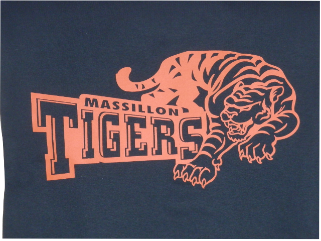 Massillon Tigers Black or Orange Hooded Sweatshirts