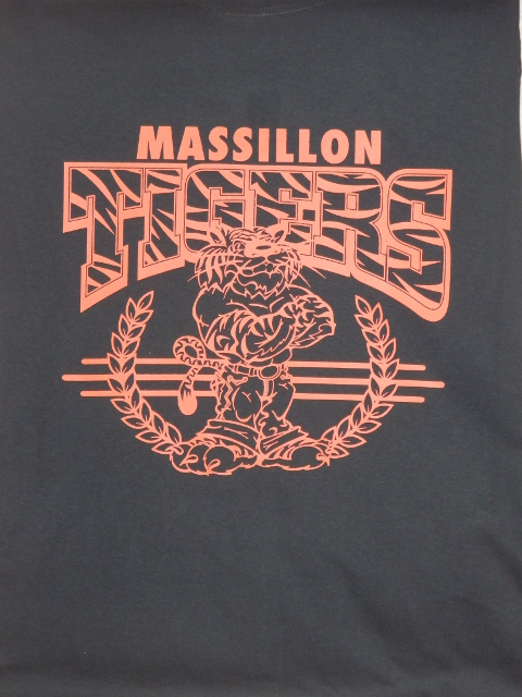 Massillon Tigers T-Shirts (Black or Orange)