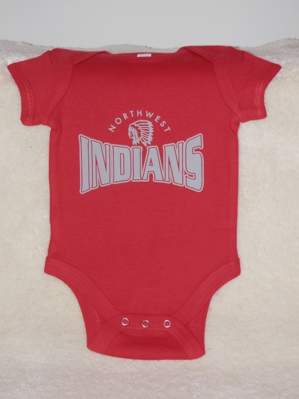 Northwest Indians Red Infant Creeper