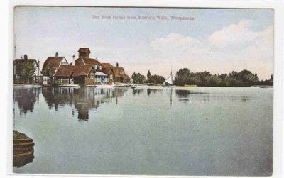 Boat House Thorpeness Suffolk United Kingdom UK 1910c postcard