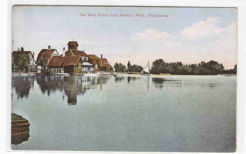 Boat House Thorpeness Suffolk United Kingdom UK 1910c postcard