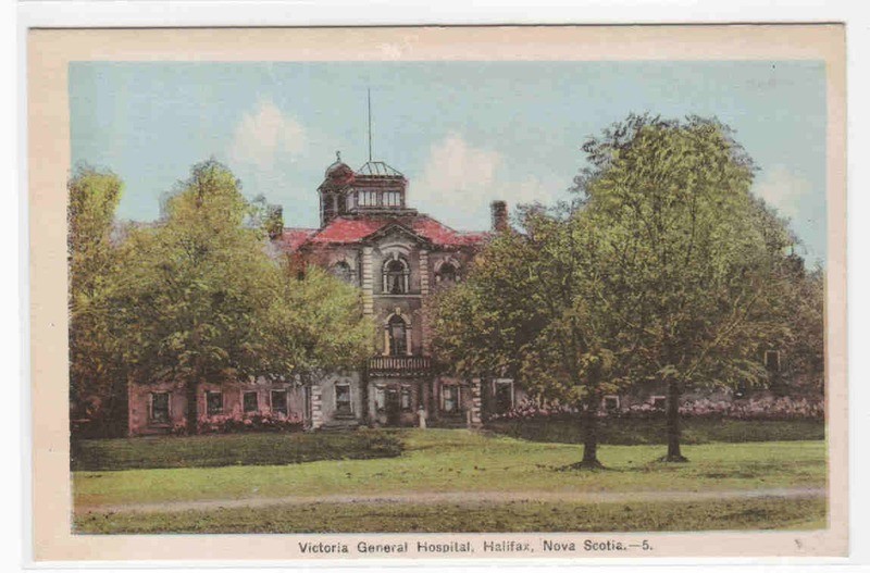 Victoria General Hospital Halifax Nova Scotia Canada postcard