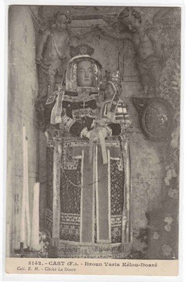 Itroun Varia Kelou Doare Statue Cast Bretagne France postcard