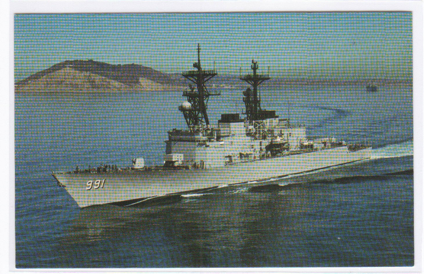 USS Fife DD-991 Destroyer US Navy Ship Warship postcard