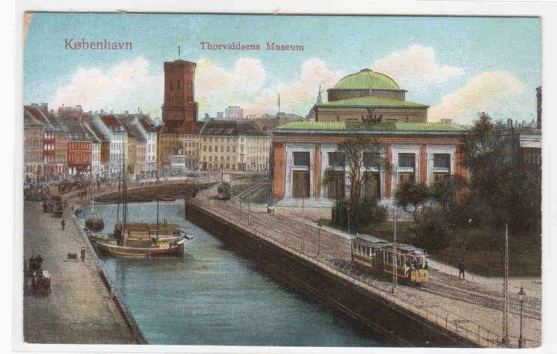 Thorvaldsens Museum Kobenhavn Copenhagen Denmark 1910c postcard