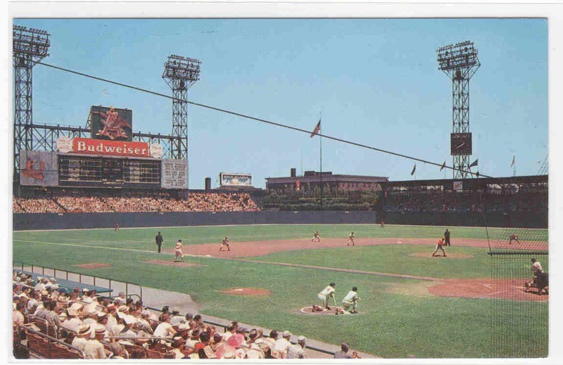 Busch Baseball Sports Stadium St Louis Cardinals Missouri postcard