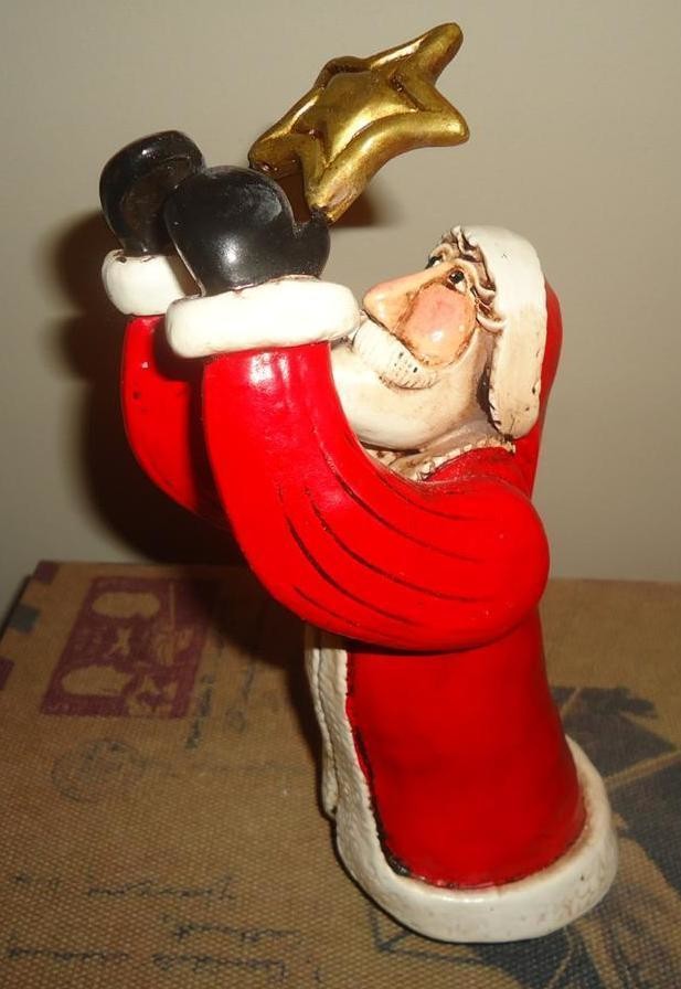 Blue Sky Hug a Me Santa Claus Star Bright Tree Topper 2007 Retired NIB