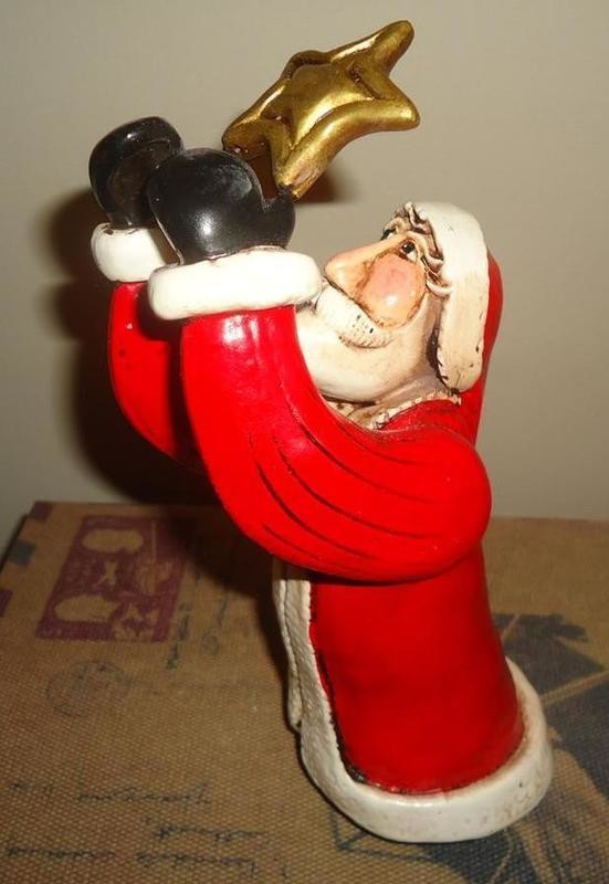 Blue Sky Hug a Me Santa Claus Star Bright Tree Topper 2007 Retired NIB