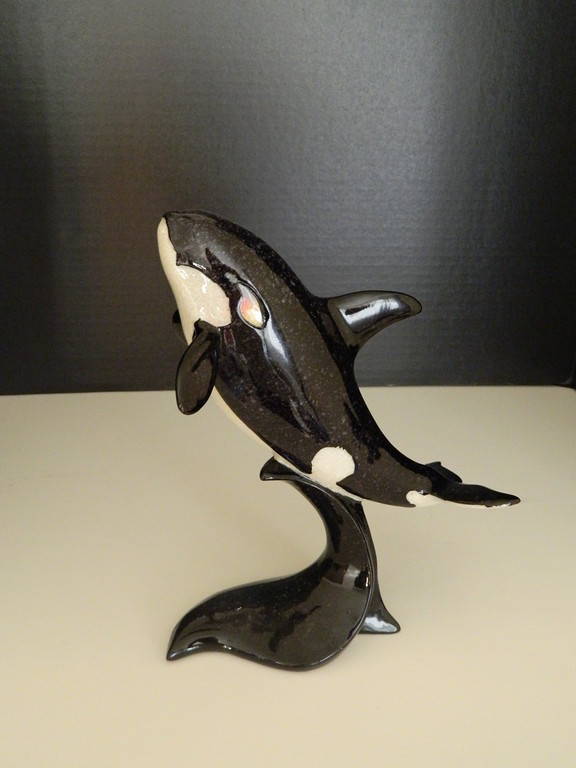 Orca Killer Whale Marine Mammal Sea Ocean Amy &amp; Addy Nautical Figurine