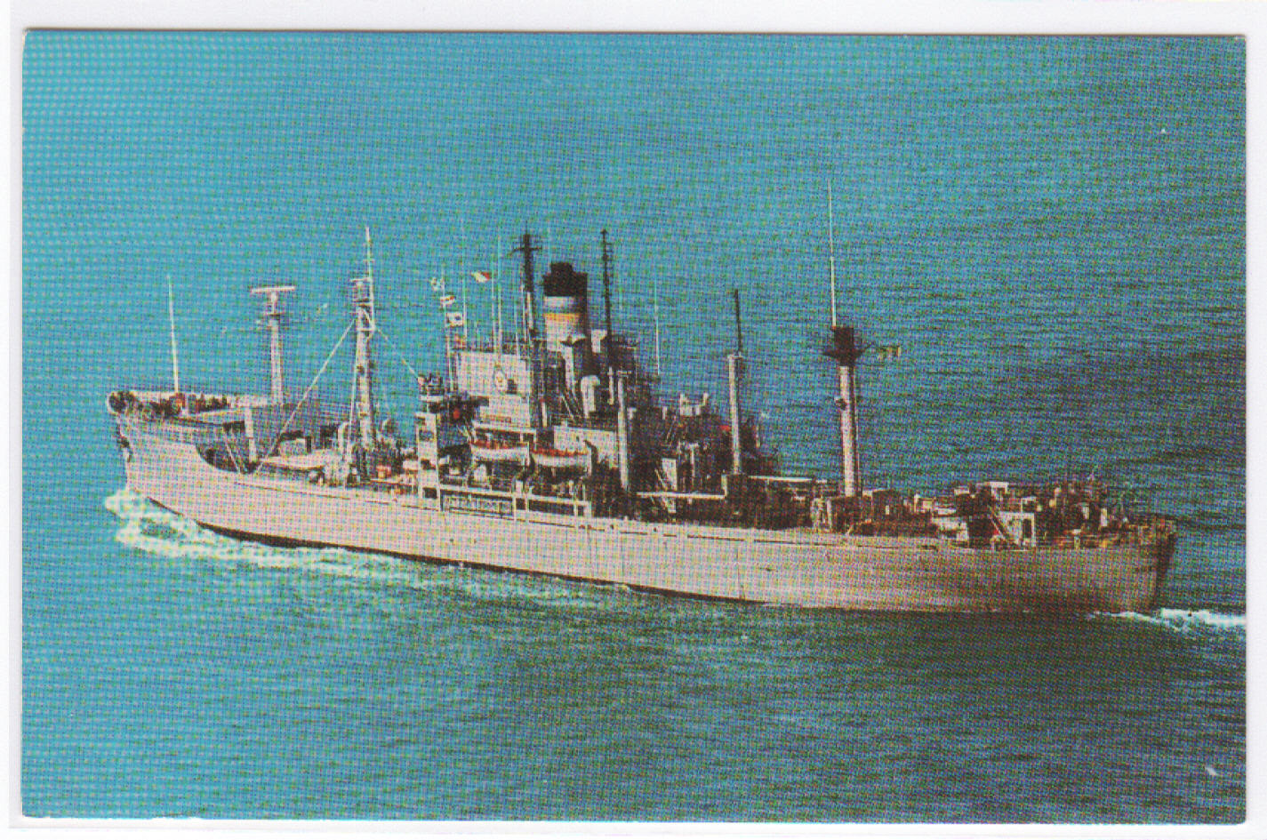 USNS Bowditch T-AGS 21US Navy Survey Ship postcard