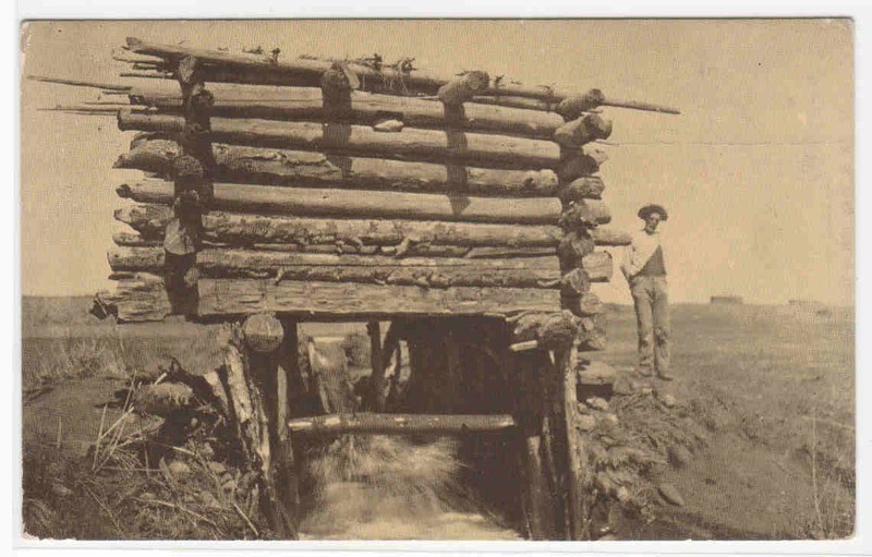 Flour Mill Exterior Western Frontier Taos New Mexico 1911 postcard