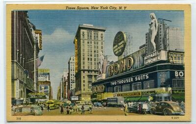 Times Square New York City New York postcard