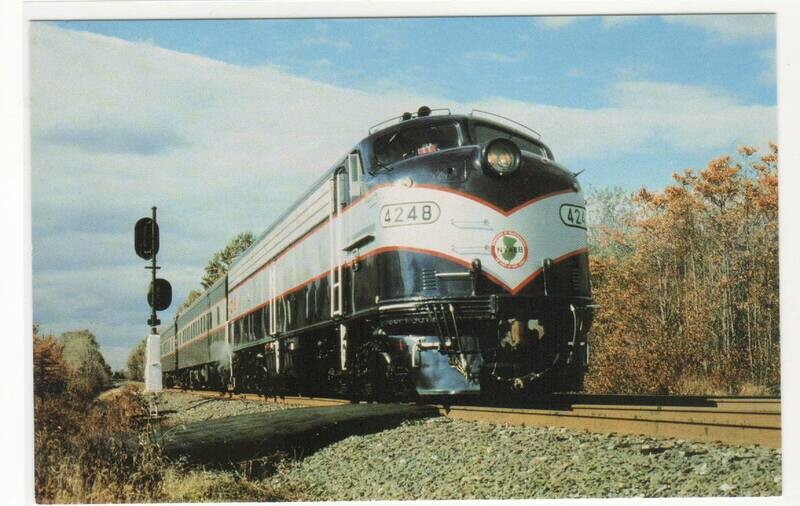 New York &amp; Long Branch Railroad Train Middletown New Jersey postcard