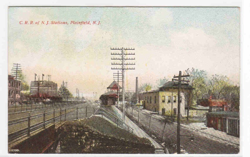 Central Railroad of NJ Plainfield New Jersey 1910c postcard