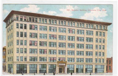 Majestic Building Oklahoma City OK 1910c postcard
