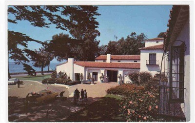 Santa Barbara Biltmore Hotel California 1975 postcard