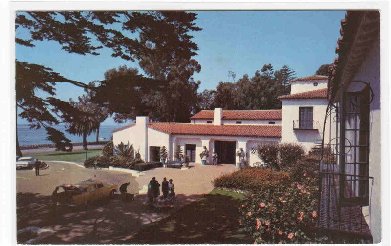Santa Barbara Biltmore Hotel California 1975 postcard