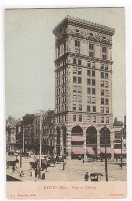 Conover Building Dayton Ohio 1910 postcard