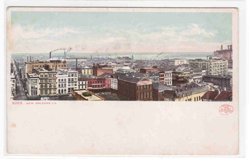 Panorama New Orleans Louisiana Detroit Publishing 1905c postcard