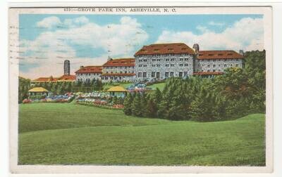 Grove Park Inn Asheville North Carolina 1931 postcard