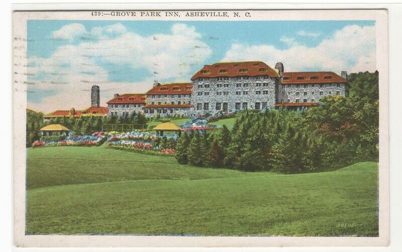 Grove Park Inn Asheville North Carolina 1931 postcard