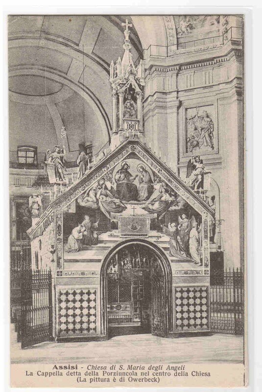 La Cappella Porziuncola centro Chiesa Assisi Italy postcard