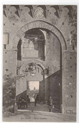 Porta Romana Siena Italy 1910s postcard