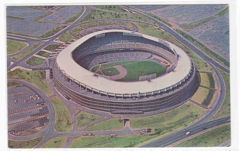 DC Stadium Football Baseball Washington Redskins Senators postcard