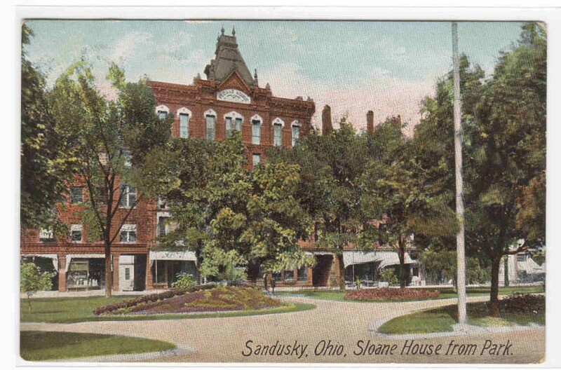 Sloane House Sandusky Ohio 1910c postcard
