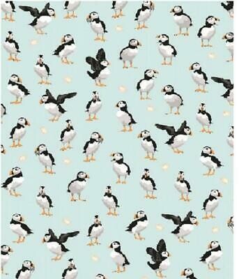 Samuel Lamont UK Puffin Birds Cotton Collectible Kitchen Tea Towel