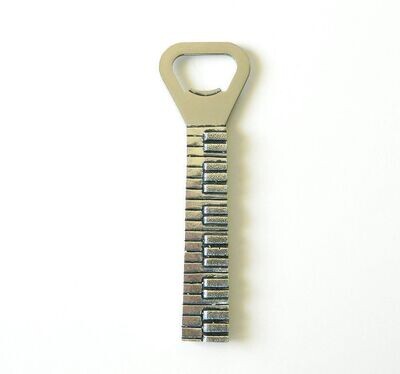 Keyboard Music Bottle Opener Lead Free Pewter Made in Canada New
