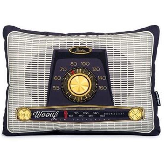 Wouff Barcelona Vintage Styled Radio Rectangular Throw Pillow