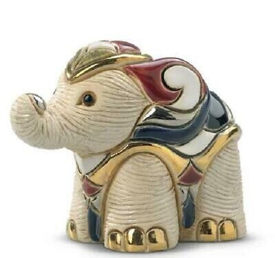 Artesania Rinconada Baby White Elephant 2009 Figurine Uruguay Gift Boxed F331