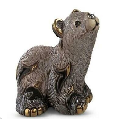 Artesania Rinconada Grizzly Bear Cub 2010 Figurine Made Uruguay Gift Boxed F348