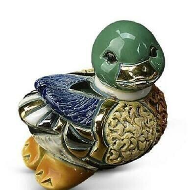 Artesania Rinconada Baby Mallard Duck 2016 Figurine Made Uruguay Gift Boxed F400