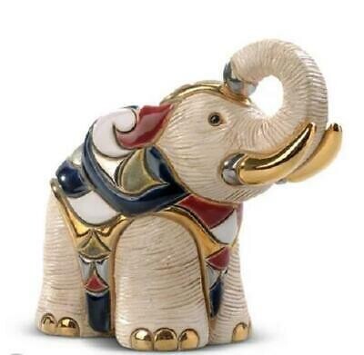 Artesania Rinconada White Elephant 2009 Figurine Made Uruguay Gift Boxed F131